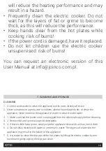 Preview for 15 page of HOFFEN JB-2038G User Manual