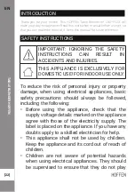 Preview for 22 page of HOFFEN LBD-H123 Instruction Manual