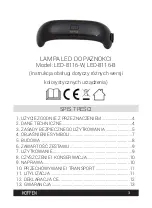 Предварительный просмотр 3 страницы HOFFEN LED-8116-B Instruction Manual