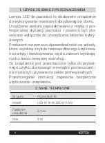 Preview for 4 page of HOFFEN LED-8116-B Instruction Manual