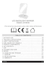 Предварительный просмотр 17 страницы HOFFEN LM-9353 Instruction Manual