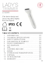 Preview for 21 page of HOFFEN LT-2099 Instruction Manual