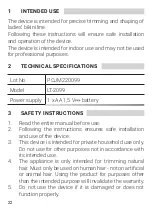 Preview for 22 page of HOFFEN LT-2099 Instruction Manual