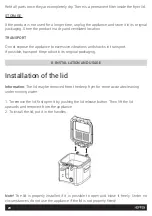 Preview for 20 page of HOFFEN MC25CQ Instruction Manual