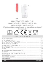 Preview for 15 page of HOFFEN MF-8313-18L Instruction Manual