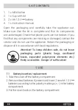 Preview for 20 page of HOFFEN MF-8313-18L Instruction Manual