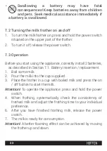 Preview for 22 page of HOFFEN MF-8313-18L Instruction Manual