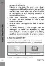 Preview for 36 page of HOFFEN MM20LD-H092 Instruction Manual