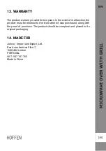 Preview for 49 page of HOFFEN MM20LGD-H093 Instruction Manual