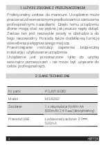 Предварительный просмотр 4 страницы HOFFEN MS-9282 Instruction Manual