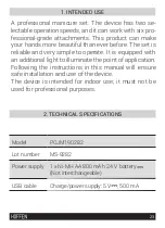 Предварительный просмотр 23 страницы HOFFEN MS-9282 Instruction Manual