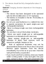 Предварительный просмотр 32 страницы HOFFEN MS-9282 Instruction Manual