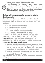 Предварительный просмотр 33 страницы HOFFEN MS-9282 Instruction Manual