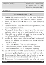 Предварительный просмотр 19 страницы HOFFEN NUL-9282 Instruction Manual