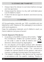 Предварительный просмотр 26 страницы HOFFEN NUL-9282 Instruction Manual