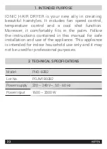 Предварительный просмотр 22 страницы HOFFEN PHD-8282 Instruction Manual