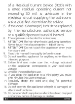 Предварительный просмотр 24 страницы HOFFEN PHD-8282 Instruction Manual