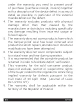 Предварительный просмотр 36 страницы HOFFEN PHD-8282 Instruction Manual