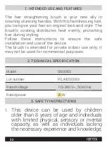 Предварительный просмотр 22 страницы HOFFEN SB-0083 Instruction Manual