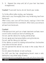 Предварительный просмотр 31 страницы HOFFEN SB-0083 Instruction Manual