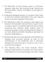 Предварительный просмотр 36 страницы HOFFEN SB-0083 Instruction Manual