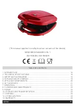 Предварительный просмотр 15 страницы HOFFEN SM-9302M Instruction Manual