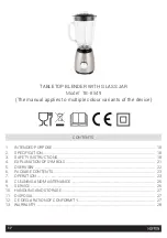 Preview for 17 page of HOFFEN TB-8549 Instruction Manual