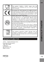 Preview for 35 page of HOFFEN TDBJB-H079 Instruction Manual