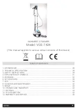 Предварительный просмотр 27 страницы HOFFEN VGS-7424 Instruction Manual