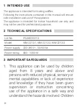 Preview for 20 page of HOFFEN WM-2213-1 Instruction Manual