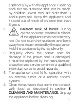 Preview for 21 page of HOFFEN WM-2213-1 Instruction Manual