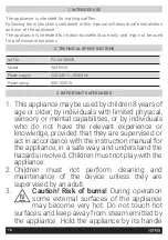 Preview for 16 page of HOFFEN WM-9529 Instruction Manual