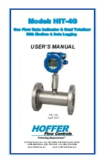 Предварительный просмотр 1 страницы Hoffer Flow Controls HIT-4G User Manual