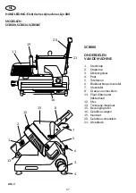 Preview for 69 page of Hoffman Berkel PROXIMA 800 Series User Manual