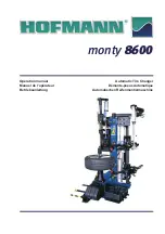 Hoffman monty 8600 ADVANCED Operation Manual preview