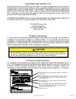 Preview for 4 page of Hoffman PROLINE PAC216T64 Installation Manual