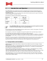 Preview for 5 page of Hoffmann MU3-P Operating And Maintenance Manual