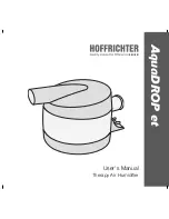 Hoffrichter AquaDROP et User Manual preview