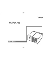 Hoffrichter Trend 300 User Manual preview