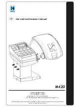 Hofmann Megaplan M420 Use And Maintenance Manual preview