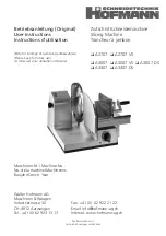 Предварительный просмотр 1 страницы Hofmann A2707 User Instructions