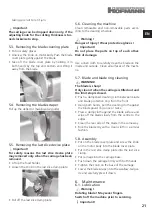 Предварительный просмотр 21 страницы Hofmann A2707 User Instructions