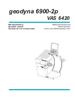 Hofmann geodyna 6900-2p Operation Manual preview