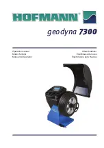 Hofmann geodyna 7300 Operation Manual preview