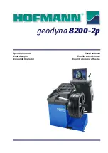 Hofmann Geodyna 8200 Series Operation Manual preview