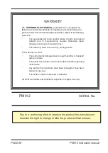 Preview for 28 page of Hofmann PMH-2 User Manual