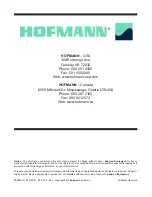 Preview for 66 page of Hofmann Pro42 Operator'S Manual