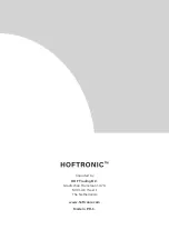 Preview for 14 page of Hoftronic 4401382 User Manual