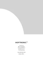 Preview for 14 page of Hoftronic 4404970 User Manual