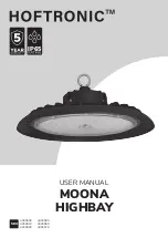 Preview for 1 page of Hoftronic MOONA HIGHBAY 4400569 User Manual